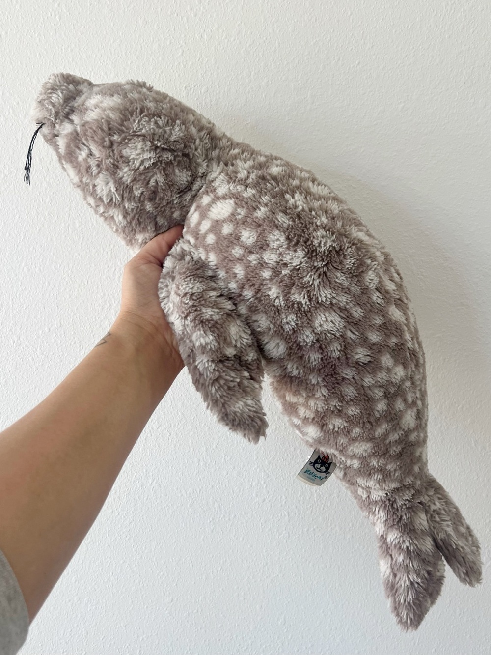 JELLYCAT | Large Linus Leopard Seal Rare Retired | 24”